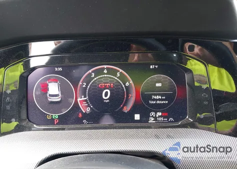 2025 Volkswagen Golf Gti 2.0T S z USA, uszkodzony, nr VIN WVWLA7CDXSW221865